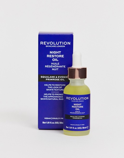 Revolution Skincare Night Restore Squalane & Primrose Oil