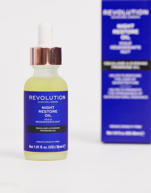 Revolution Skincare Night Restore Squalane & Primrose Oil, 2 of 4