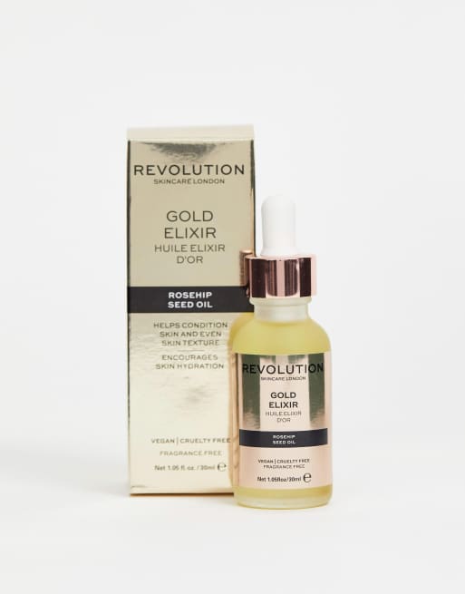 Revolution Skincare – Öl aus Hagebuttensamen - Gold Elixir Serum