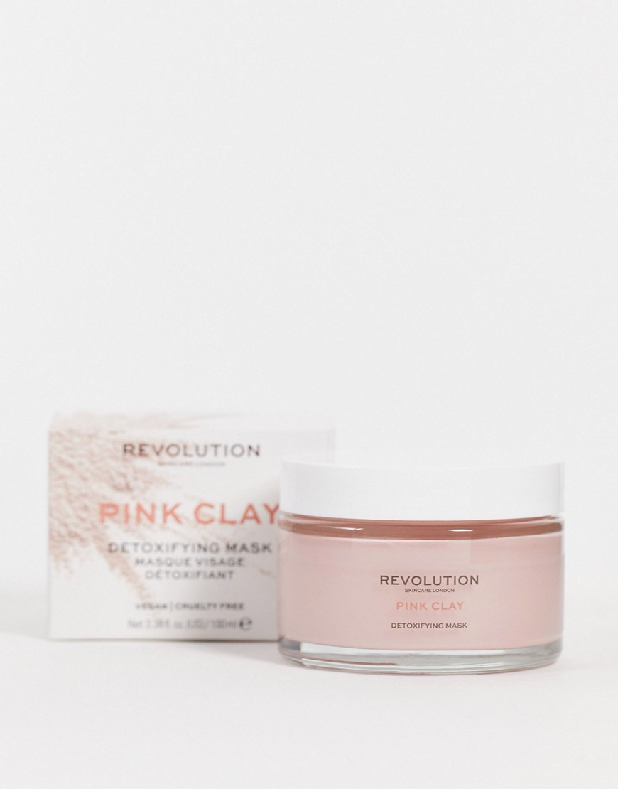 Revolution Skincare - Pink Clay - Detoxifying gezichtsmasker SUPER SIZED 100 ml-Geen kleur
