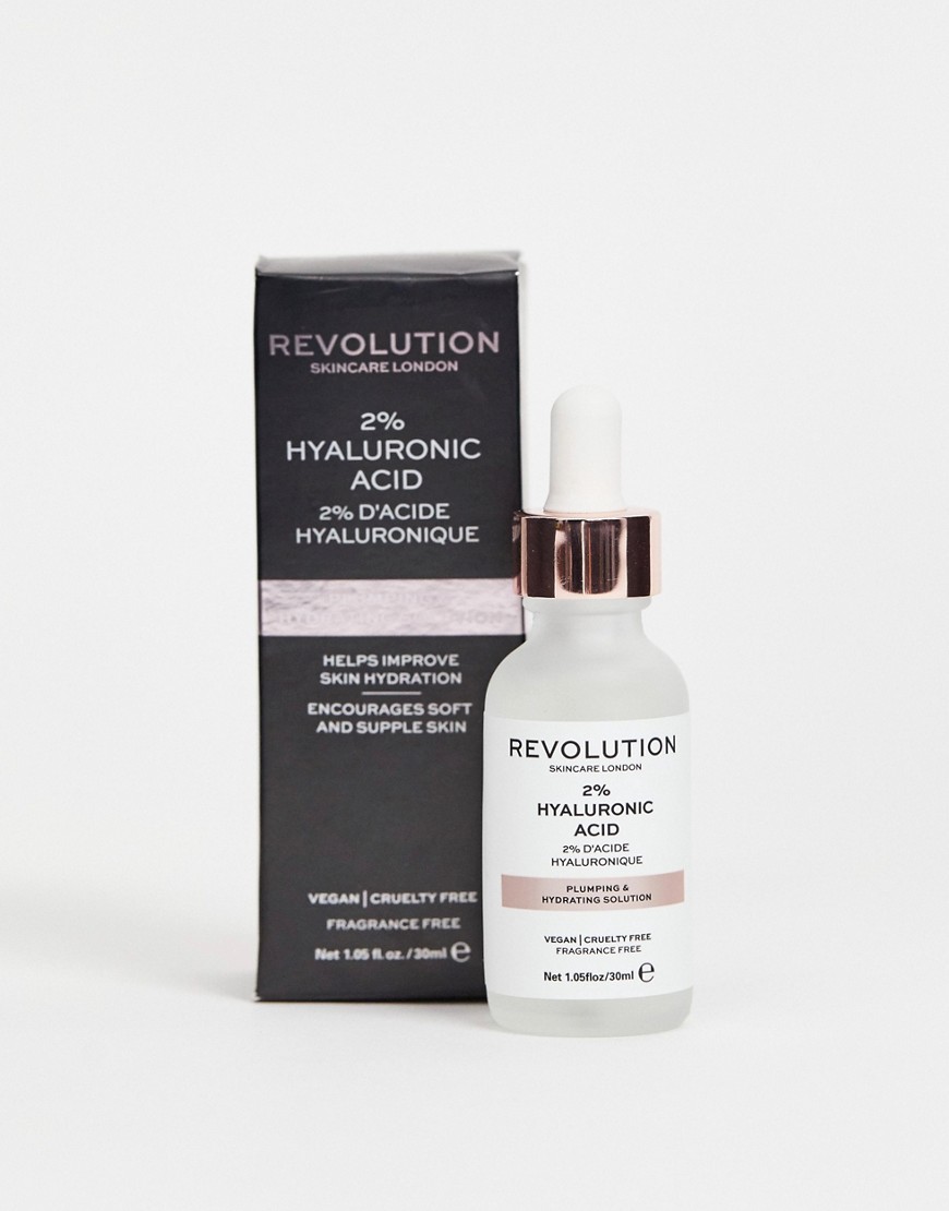 Revolution Skincare Plumping and Hydrating Serum - 2% Hyaluronic Acid-No Colour