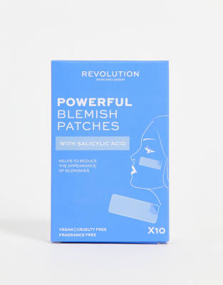 Powerful Salicylic Acid Blemish Patches x 10-No color