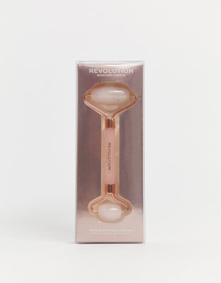 Revolution Rose Quartz Facial Roller-no Color