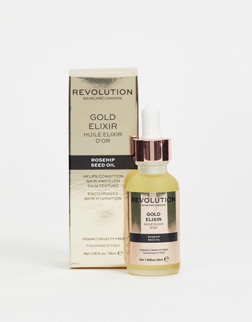 Revolution Skincare - Rozenbottelaadolie - Goudelixir-serum-Zonder kleur