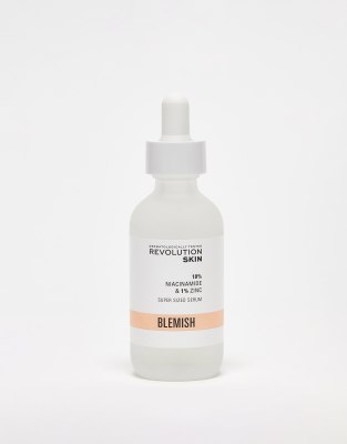 Revolution Skincare - Siero anti-imperfezioni e minimizza-pori, 10% niacinamide + 1% zinco in formato extra-large da 60 ml