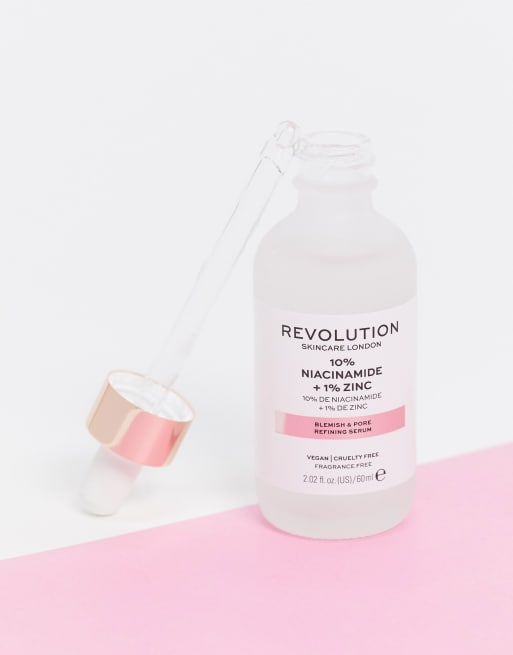 Revolution Skincare - SuperSized - 10 % Niacinamide + 1 % Zinc  - Sérum d'affinage des imperfections et des pores, 2 de 4