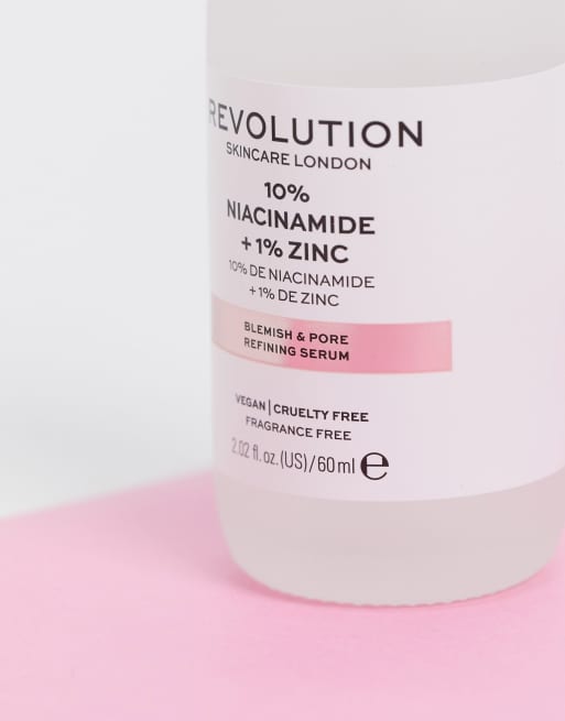 Revolution Skincare - SuperSized - 10 % Niacinamide + 1 % Zinc  - Sérum d'affinage des imperfections et des pores, 4 de 4
