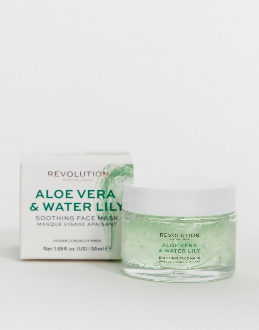 Revolution Skincare - Verzachtend gezichtsmasker met aloë vera en waterlelie-Multi