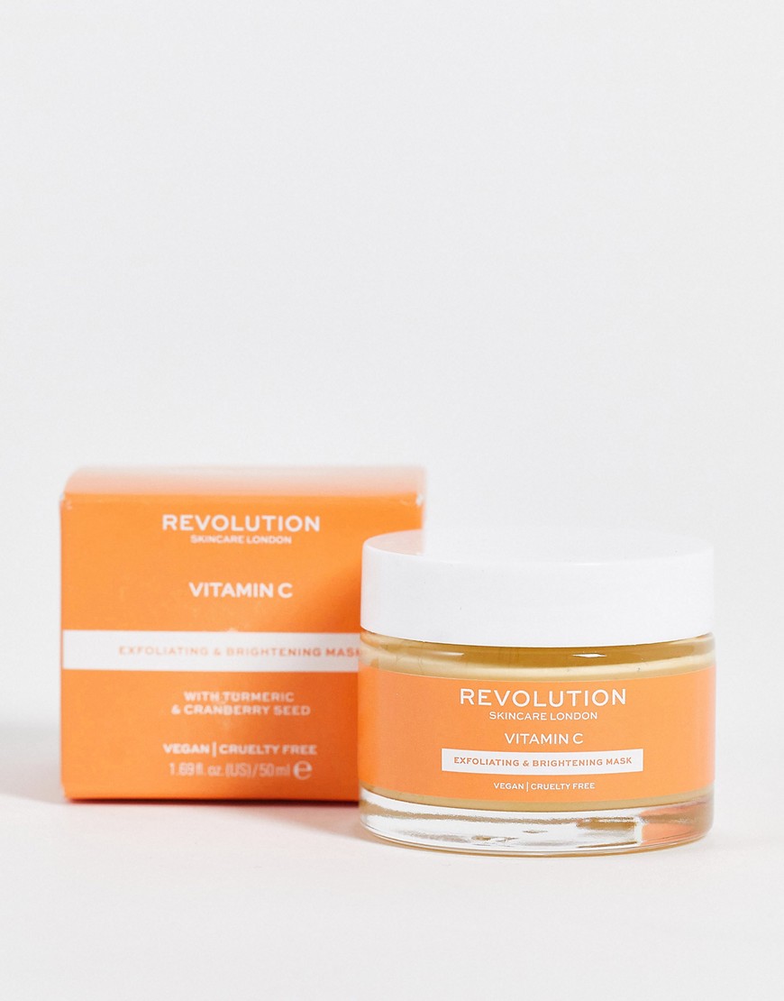 revolution skincare vitamin c turmeric & cranberry seed energising mask-no colour