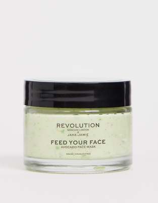 Download Revolution Skincare X Jake Jamie Avocado Face Mask Asos PSD Mockup Templates