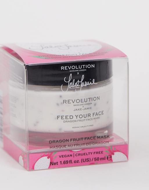 Download Revolution Skincare X Jake Jamie Dragon Fruit Face Mask Asos PSD Mockup Templates