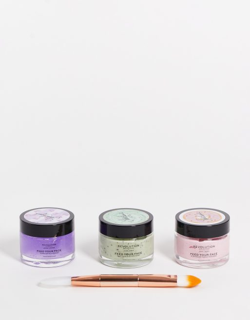 Revolution Skincare x Jake Jamie - Feed Your Cravings - Coffret de masques pour le visage, 2 de 4