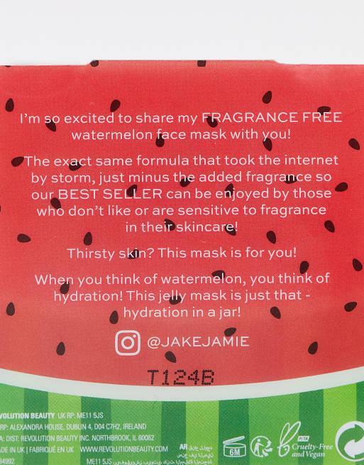 Revolution Skincare x Jake Jamie Watermelon Face Mask Unfragranced, 3 of 4