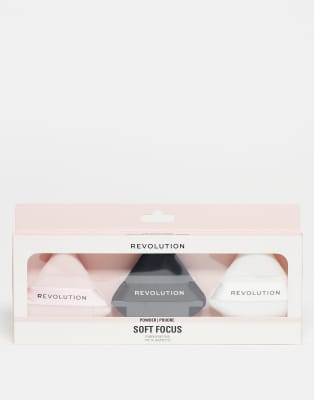 Revolution Soft Focus Powder Puff Trio-neutral