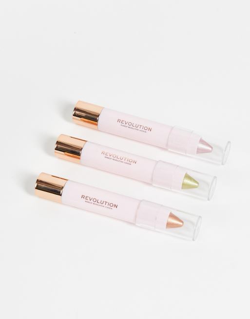 Revolution - Soft Glamour - Glanzende oogschaduw sticks, 3 van 4