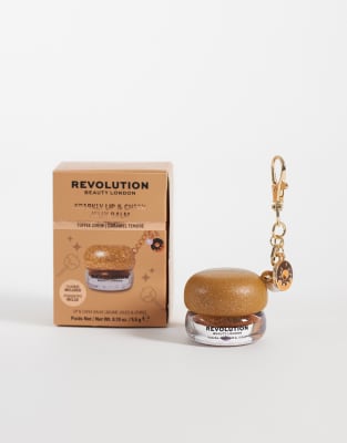 Revolution Sparkly Lip & Cheek Jelly Toffee Chew-brown