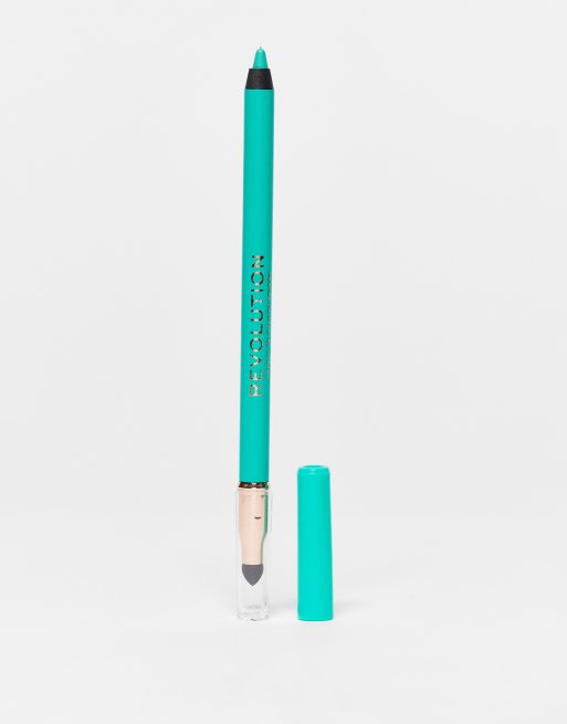 Revolution - Streamline Waterline Eyeliner Pencil - Oogpotlood in groenblauw