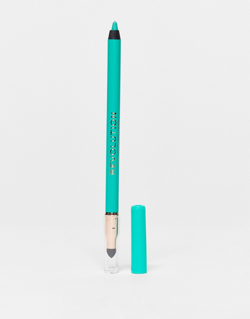 Revolution Streamline Waterline Eyeliner Pencil Teal-Blue