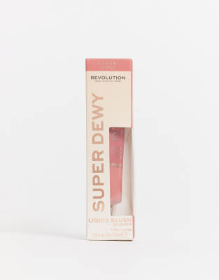 Revolution Superdewy Liquid Blush - Flushing For You-Pink