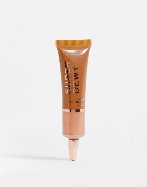 Revolution Superdewy Liquid Highlighter Gold Champagne Asos 6759