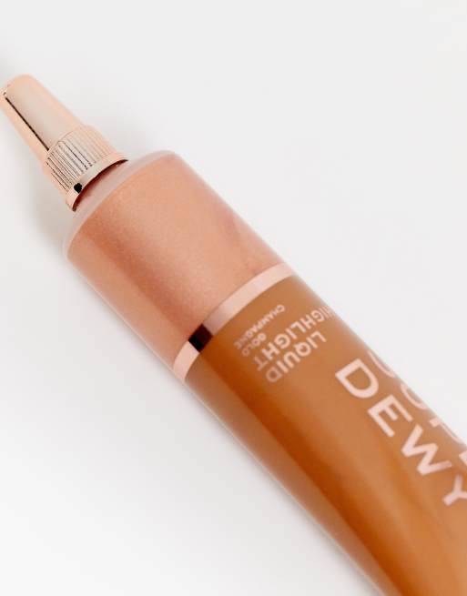 Revolution – Superdewy – Rozświetlacz w płynie – Gold Champagne, 2 z 4