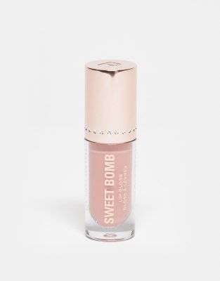 Revolution - Sweet Bomb - Lipgloss in der Farbe Strawberry Swirl Nude-Rosa