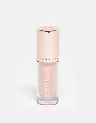 Revolution - Sweet Bomb - Lipgloss in der Farbe Vanille Ice White Holo-Transparent