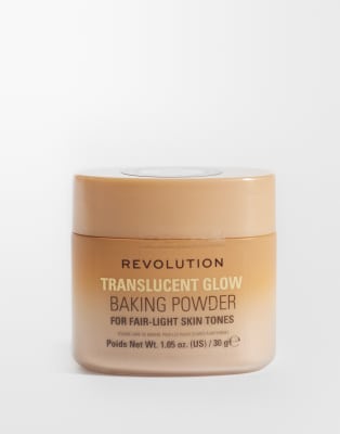 Revolution Translucent Glow Loose Baking Powder Fair To Light-neutral