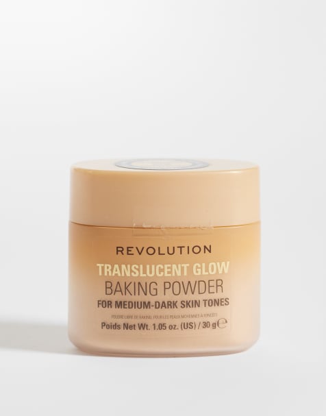 Revolution Translucent Glow Loose Baking Powder Medium to Dark - view 1