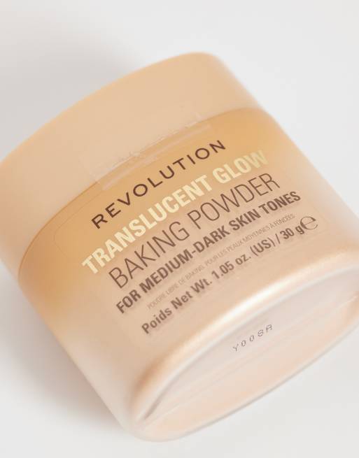 Revolution Translucent Glow Loose Baking Powder Medium to Dark, 4 of 4