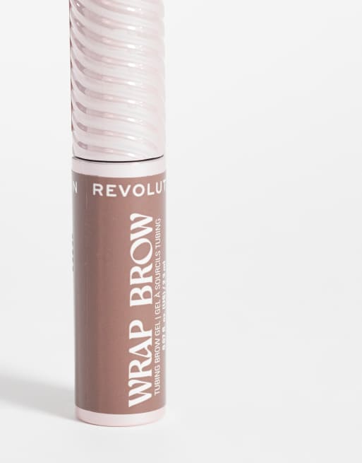 Revolution - Wrap Brow - Gel para cejas: Tono Dark Brown, 3 de 4