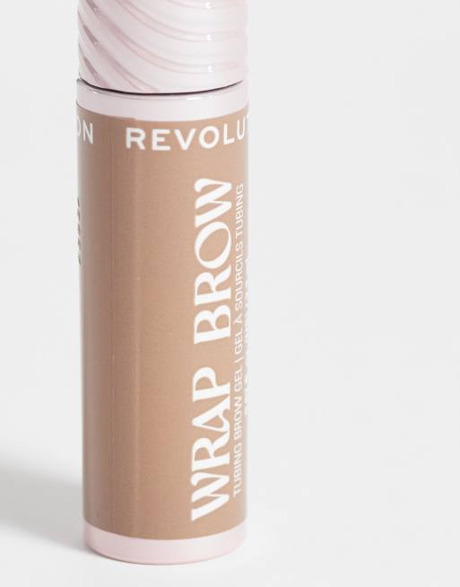 Revolution - Wrap Brow - Gel para cejas: Tono Warm Medium Brown, 3 de 4