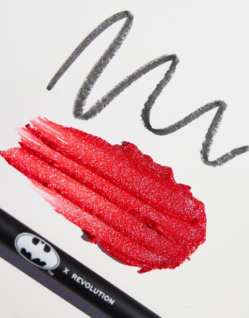 Revolution x DC – Dangerous Red Harley Quinn Lip Kit – Zestaw kosmetyków do ust, 3 z 4