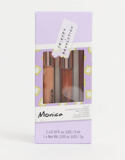 Revolution x Friends – Monica – Set med läpp-produkter