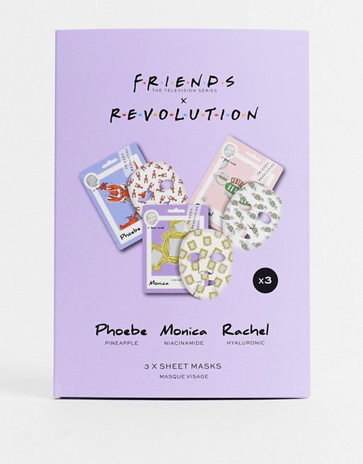 Revolution X Friends Sheet Mask Set