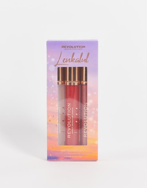 Revolution X Lenkalul Lip Gloss Set