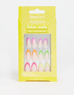 Revolution Revolution x Love Island False Nails - Get To Know Me-Multi