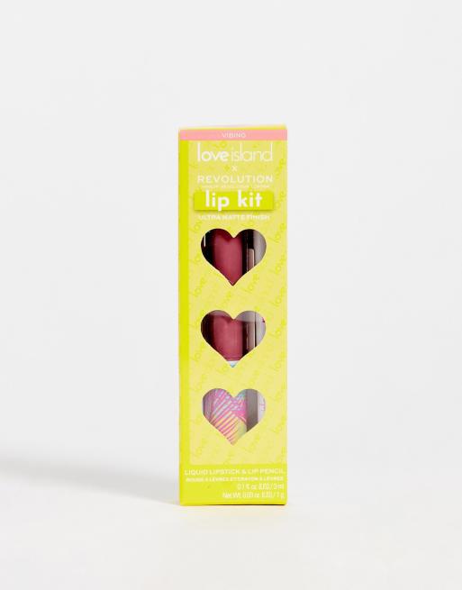Revolution x Love Island – Zestaw do makijażu ust – Vibing