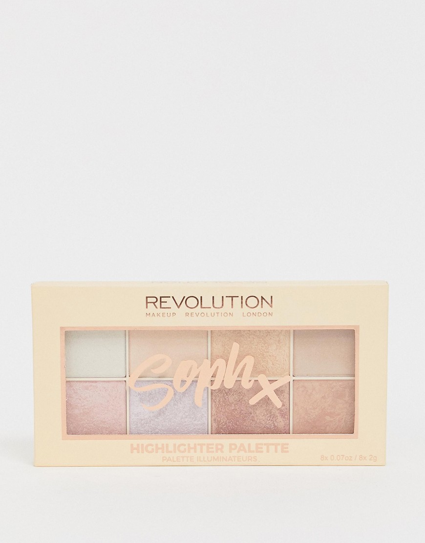 Revolution x Soph – Highlighterpalett-Flerfärgad