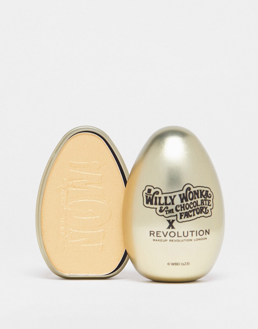 Revolution X Willy Wonka Good Egg Bad Egg Highlighter-gold