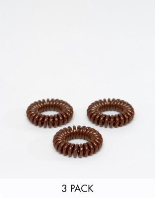 Аксессуары для волос  Asos Резинка для волос Invisibobble - Коричневый-Бесцветный