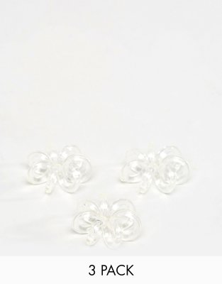 Аксессуары для волос Резинка для волос Invisibobble Nano Styling - Crystal Clear-Бесцветный