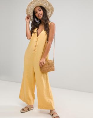 relaxed linen jumpsuit