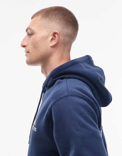 Rhythm - Awake - Hoodie met print op de achterkant in marineblauw, 4 van 5