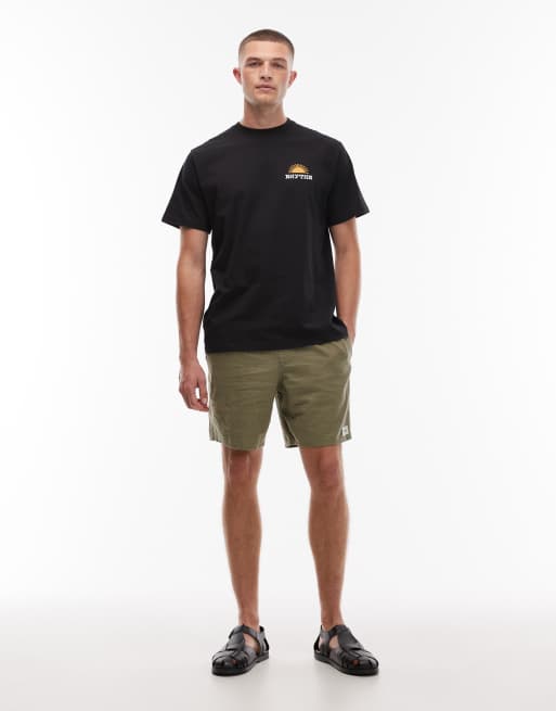 Rhythm Awake t-shirt with back print in black, 2 of 5