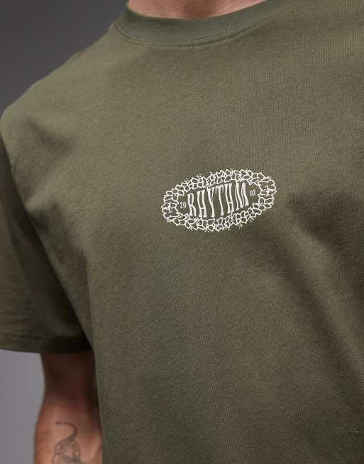 Rhythm – Breeze – Kakifärgad t-shirt, 5 av 5