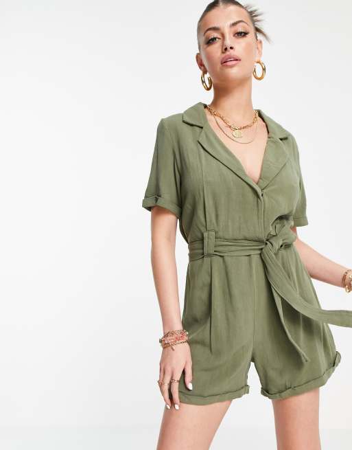 Khaki store green playsuit