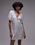 [Rhythm] Rhythm Desi plaid mini dress in blue 6 Blue