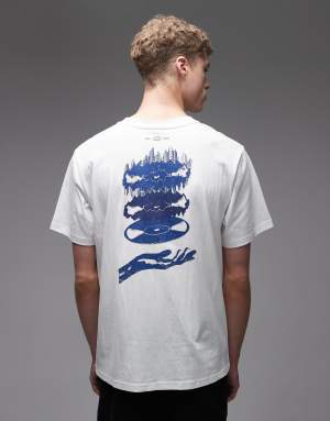 Rhythm graphic vintage t-shirt in white