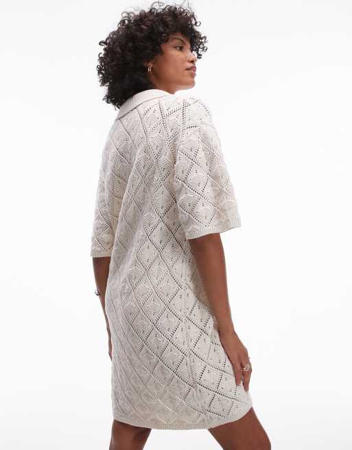 Rhythm - Jaffa - Vestito camicia bianco in maglia, 2 di 4